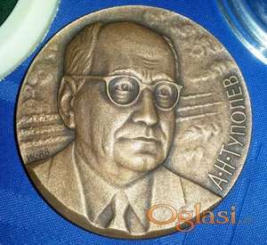 Medaljon Tupoljev -1988 – 100g Tupoljeva (Aviogenex poreklo)
